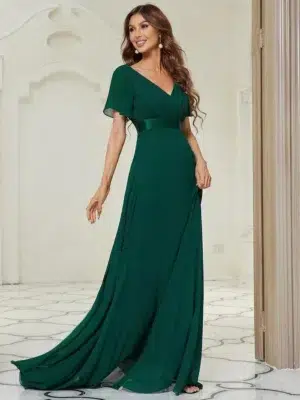 Robe Monica vert - Ever Pretty - T40