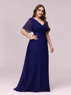 Robe Monica bleue marine - Ever Pretty - T44