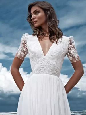 Robe de mariée Bain de minuit - Fabienne Alagama - T42