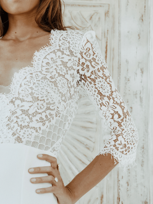 Robe de mariée love story Fabienne Alagama