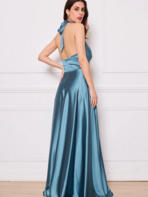 Satin bleu Lautinel dos