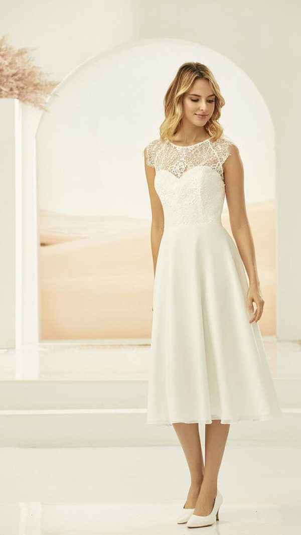 Robe de mariée courte