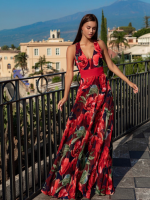Robe cocktail RO612 - Créatif Paris